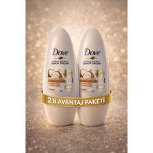 Norino Hindistan Cevizi ve Yasemin Kokulu Roll-On Deodorant 50 ml 48 Saat Etkili Nemlendirici Anti-Perspirant 2 Adet