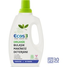 Ecos3 Organik Bulaşık Makinesi Deterjanı 750ML - 30 Yıkama 