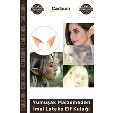 Carlburn Özel Üretim Kostüm Aksesuar Cosplay Parti Gerçekçi Yumuşak Malzemeden Imal Lateks Elf Kulağı 1 Çift