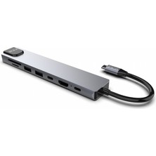 Norino Inca Itpc-7 Type-C Hub X8COMBO Çoklayıcı