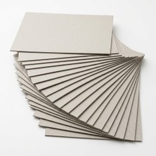 Creapack Mukavva 10 Adet, 50X35 Cm, 1 Mm, Sert Gri Mukavva Kartonu