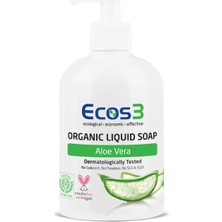 Ecos3 Organik Sıvı Sabun Aloevera 500 ml