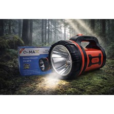 Norino Q-Max PS-6670 Şarj Edilebilir El Feneri 10W Güçlü LED Taşınabilir Uzun Ömürlü Projektör Fener
