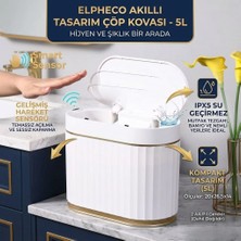 Elpheco Tezgahüstü Akıllı Çöp Kovası 5L