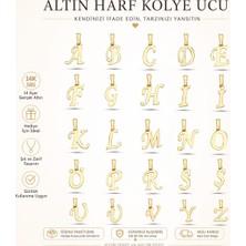 Ethem Gold 14 Ayar Harf Kolye Uçları (A-Z)