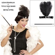 İlanib Ticaret Retro Charliston Aksesuar Seti – Gatsby Kostüm Seti