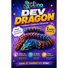 Lina - Dev Dragon Oyuncak - Esnek Hareketli Ejderha