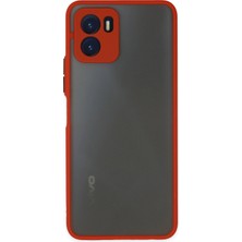 Newface Muratech New Vivo Y15S Kılıf Montreal Silikon Kapak - Kırmızı