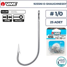 Vmc 9255NI O-Shaughnessy Delikli Iğne Beyaz #1/0 (25 Adet)
