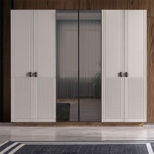 Edsy Home Luna 6 Kapaklı Gardırop