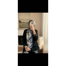Buscarfs Lacivert Ipek Şal