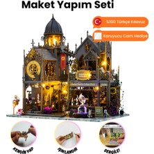 Özgürce Kendin Yap Minyatür Maket Ev Seti, Yaratıcı Hobi ve Dekorasyon Ürünü