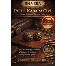Özgürce Vintage Tarzda 200 Adet Tekli Petek Kabara Raptiye, Hobi ve Ahşap Dekor Için