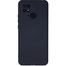 Newface Muratech New Xiaomi Redmi 10C Kılıf Nano Içi Kadife Silikon - Lacivert