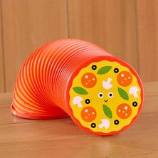 Kikkerland Springie Thingie Dekoratif Stres Yayı - Pizza, Donut & Kivi Tasarımlı Interaktif Oyuncak