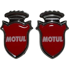 Autowise Motul Arma Logo Amblem 2 Adet Uyumlu