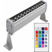 Sky Lighting Rgb / Wallwasher / 12 Watt / 35 cm / Sıva Üstü / IP65 / 220 V Duvar,bahçe,cami,bina Aydınlatma