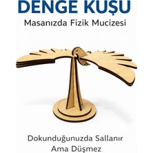 Özgürce Ahşap Denge Kuşu Kendin Yap Eğitici Montaj Oyunu