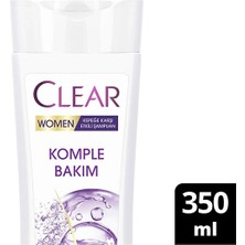 4 Adet   Clear Women Komple Bakım Şampuan 350 ml