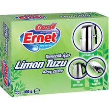 2 Adet  Ernet Temizlik Için Limon Tuzu 100 G