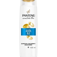 3 Adet  Pantene Klasik Bakım 3+1 400 ml Şampuan