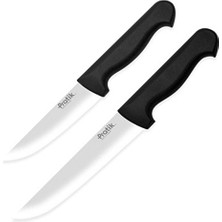 4 Adet   Pratik Kasap Bıçağı 2 Li Set 12 & 18 cm