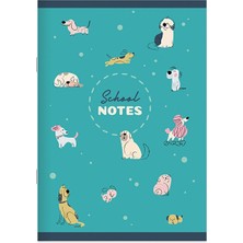 3 Adet  Keskin A4 60 Yp Kar.tel Dikişli Karton Kapak Pets Defter