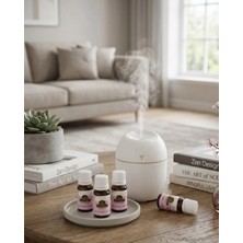 Vintessy USB Mini Nemlendirici Aromaterapi Difüzörü LED Işıklı 5 Esanslı