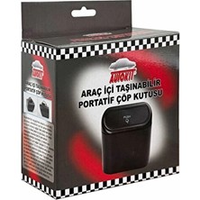 4 Adet Autokit Araç Içi Taşınabilir Portatif Çöp Kutusu FA1-892