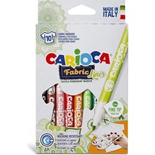 2 Adet Carioca Keçeli Kumaş Boya Kalemi Fine 10 Lu