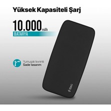 Ttec Chargeup 10.000MAH 15W Taşınabilir Şarj Aleti / Powerbank Siyah
