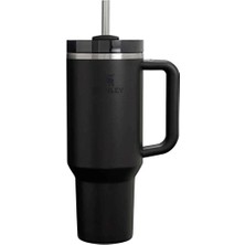2 Adet Stanley Quencher H2.o Flowstate Tumbler Pipetli Termos Black 1.18 Litre