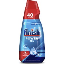 3 Adet  Finish Jel Bulaşık Makinası Deterjanı Hepsi Bir Arada 1000 ml