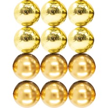 2 Adet Mistique Home Cici Top 4 cm Gold 12'li