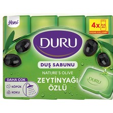 2 Adet Duru Natural Duş Sabunu Zeytinyağı Özlü 4X150 G