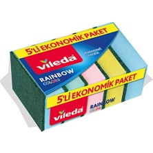 3 Adet Vileda Sünger Rainbow 5'li