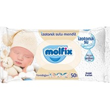 2 Adet Molfix Yenidoğan Islak 50'li Izotonik