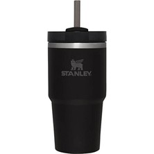2 Adet Stanley Quencher H2.o Flowstate Tumbler Pipetli Termos Blackl 0.6 Litre