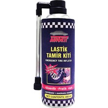 2 Adet Autokit Hortumlu Lastik Tamir Kiti 450 ml