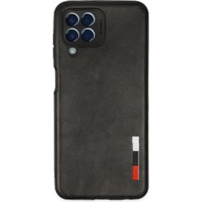 Newface Muratech New  Galaxy M33 Kılıf Loop Deri Silikon - Siyah