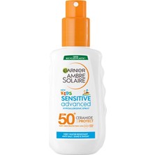 Garnier Ambre Solaire Çocuk Hipoalerjenik Güneş Koruyucu Sprey SPF 50+ Normal Ciltler İçin