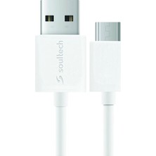4 Adet Soultech DK052B Comfort Classic 2.0 Mah Type-C Şarj Kablosu
