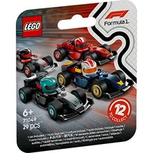 3 Adet Lego® F1® Koleksiyonluk Yarış Arabaları Araç Seti 71049