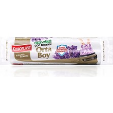 2 Adet Koroplast Çöp Torbası Ekstra Dayanıklı Lavanta Büzgülü Orta Boy 15'li