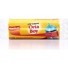 2 Adet Koroplast Çöp Torbası Orta Boy 15'li