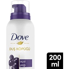 2 Adet  Dove Duş Köpüğü 200ML Acai