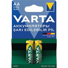 2 Adet Varta Pil Rechargeable Power 2' Li Kalem Pil 2100 Mah