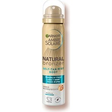 3 Adet  Garnier Ambre Solaire Natural Bronzer Güneşsiz Bronzlaştırıcı Sprey 150ML