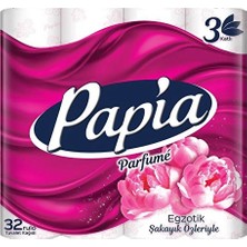Papia Tuvalet Kağıdı 32'li Egzotik 3 Katlı