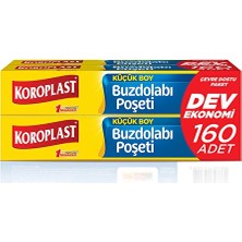 2 Adet  Koroplast Buzdolabı Poşeti Küçük Dev Ekonomi 160'LI